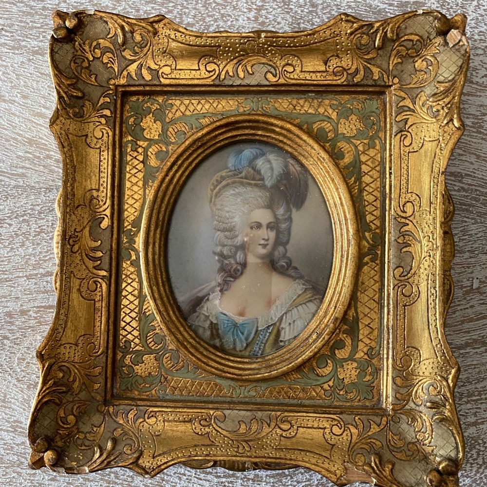 Antique French MARSEILLES IMCO FRENCH BAROQUE FRAM